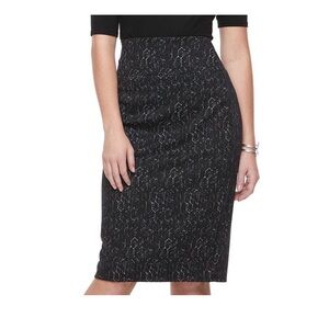 APT. 9 Tummy Control Black Pencil Skirt